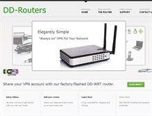 Tablet Screenshot of dd-routers.com